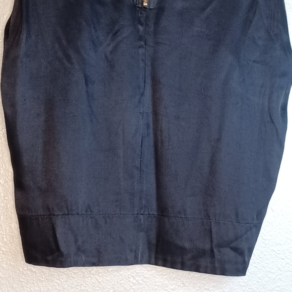 MARIA CHER Classic Black Pleated Office Mini Skirt - Picture 6 of 16